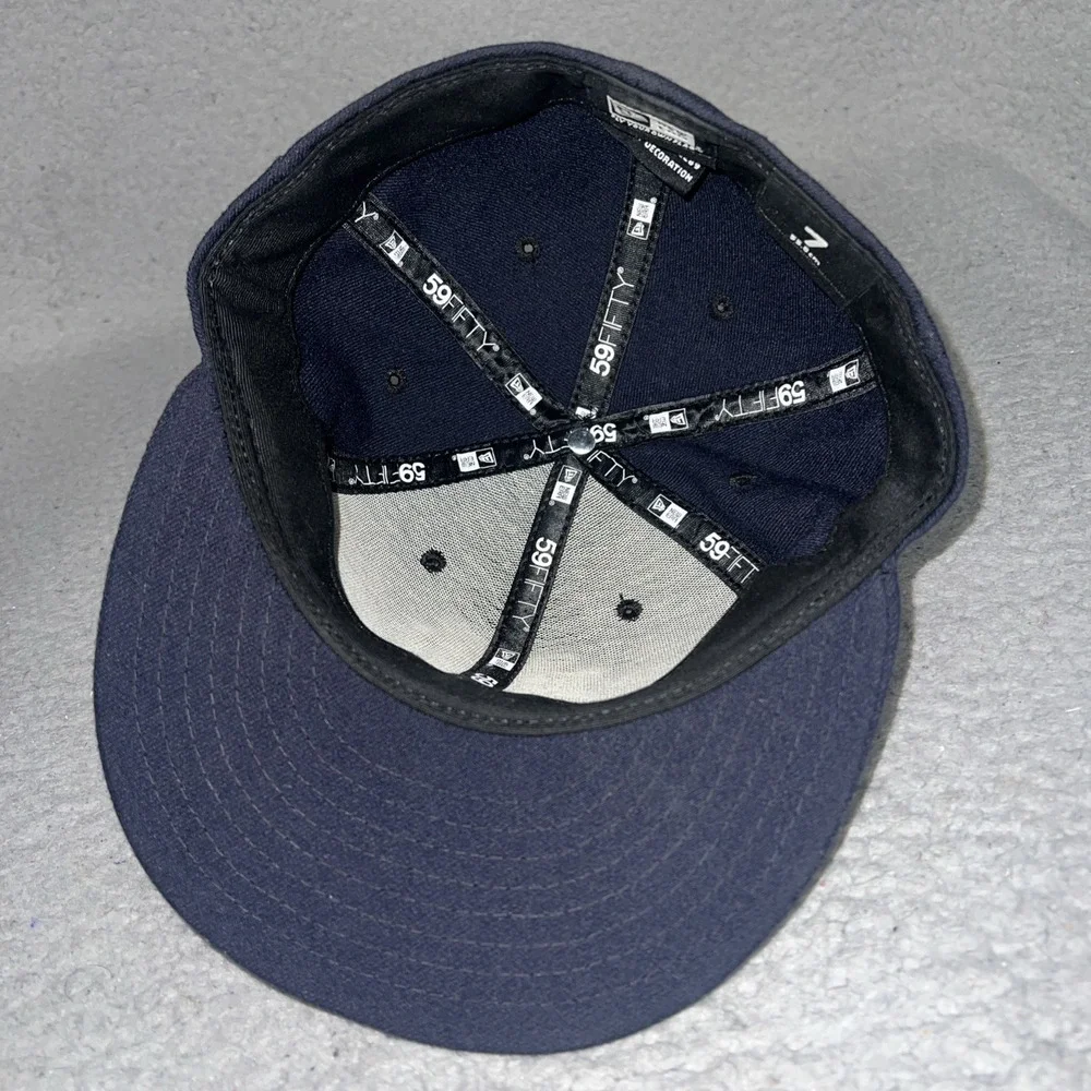 New Era 59Fifty Notre Dame Fighting Irish Hat Sz 7 Fitted Embroider Baseball Cap